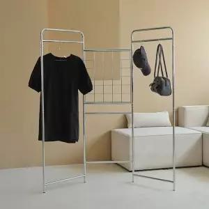 동서가구 글림 미드센츄리 철제 스탠드 접이식 파티션 행거 DF927254