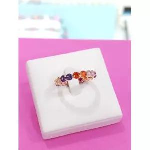 [로뎀쥬얼리]로뎀 세이브존05 Pretty 큐빅 오링반지(멀티핑크)2 RDB24030022 (415539