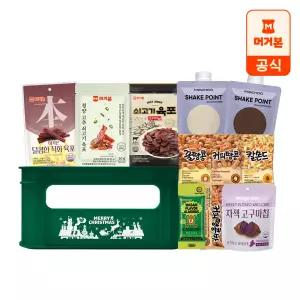 머거본 간식박스 견과+육포+쉐이크 (그린)