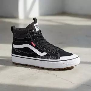 반스 MTE 스케이트 하이 스니커즈 방수 보온 블랙 화이트