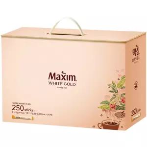 맥심 선물세트 화이트 골드 커피믹스, 250개입, 1개