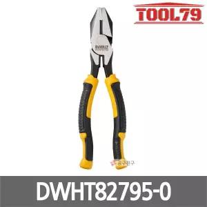 디월트 DWHT82795-0 레이저하드닝 전공 압착펜치 200mm(8) 플라이어 뺀치 절단 니퍼 논슬립 쿠션 그립