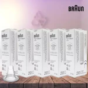 브라운 체온계 렌즈필터캡 LF20 5곽 100개입 IRT-6030 6525 6510 6520