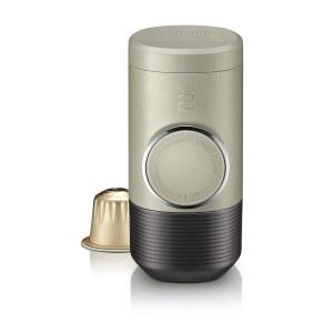 [미국배송] WACACO 미니프레소 NS2 NS 오리지널 캡슐 및 호환 제품과 호환되는 휴대용 에스프레소 메이커 수동 조작 여행 캠핑용 18바 소형 커피 머신