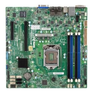 슈퍼마이크로 ATX 마더보드 X10SLM-LN4F LGA1150 인텔 I3 E3V3V4 IPMI 2.0 NAS