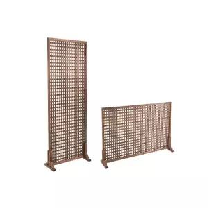 야외 방부목 울타리 화단 경계 파티션 마당 펜스 막이