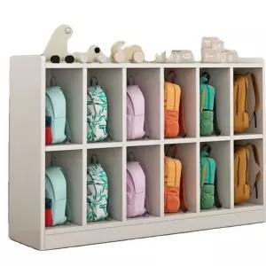 수납장 유치원 교실 학원 책가방 책장 원목 정리