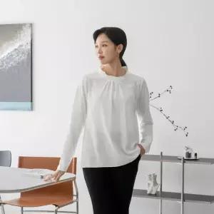 엄마옷 마담4060 심플이중넥블라우스 여성 데일리 -ZBL2512011-