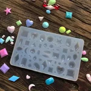 젤네일몰드 네일파츠몰드 스톤 몰드 2종 네일스 (WFK9D5V)