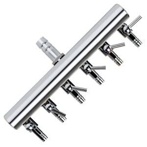 수족관용 스테인리스 펌프 웨이 스틸 밸브 흐름 10 공기 디스트리뷰터 스플리터