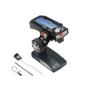 [포르르] rc 카, 보트, 트레일 크롤러 트럭용 fs-gr3e 수신기가 장착된 beyee fs-gt3b 3채널 시스템 2.4ghz 무선 제어 송신기