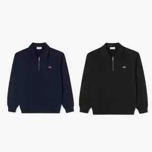 라코스테 남성베이직 반집업 스웨트 맨투맨 티셔츠SH197E-55N 2컬러 중 택 1 364490