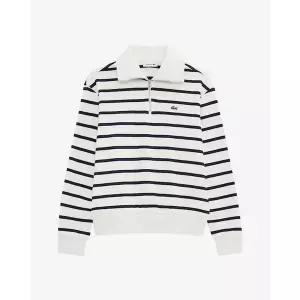 라코스테 브랜드관 25FW 여성 하프집업 스?셔츠 SF286E-55N 166네이비 364268