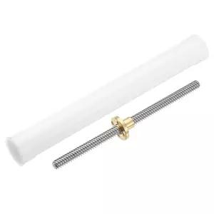 uscell 1Pcs 150mm Tr8x2 황동 너트 포함 리드 스크류(Acme 나사산 2mm 피치 1개의 시작 리드) 플라스틱