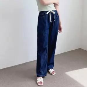 여자통바지 바지 여자면바지 여성데님팬츠 린넨 (WFKAN58)