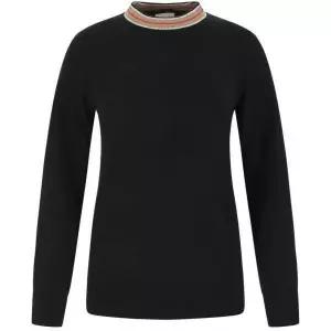 BURBERRY  Striped Detail Cashmere Sweater (8048428) (스트라이프 디테일 캐시미어 스웨