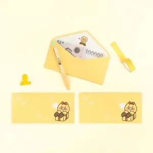 (카카오프렌즈) 카카오 가로형 봉투세트 춘식이 개(1개입)