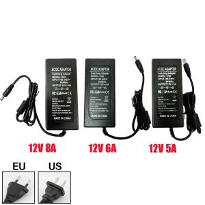 1PCS 전원 어댑터 220V AC-DC 12V 5A 6A 8A 범용 LED 라이트 스트립 노트북용 변압기