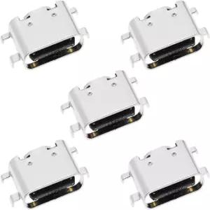 굿텔 G3 태블릿 USB-C 충전기 커넥터 소켓 잭 교체 부품 납땜과 호환되는 디어 5PCS 타입-C 충전 포트