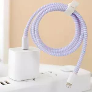 고품질 단선 보호 방지 충전캡 충전단자 꼬임 휴대폰 충전기 보호캡 (WFKBP19)