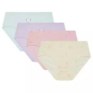 [수아팜] 여아 캠핑덕 코튼 팬티 4매.