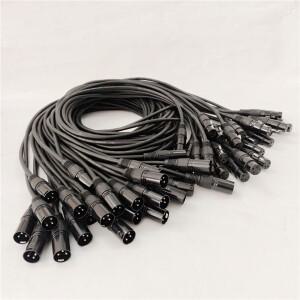 3핀 Dmx512 XLR 커넥터 DMX 케이블 무대 조명 Dj 장비 이동 헤드 라이트 용 신호 확장 핸드 인