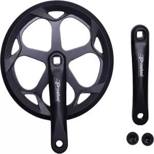 프로휠 152MM /160MM /165MM /170MM /175MM 자전거 크랭크셋 46T /48T /52T 스틸 체인링 크랭크 암 세트