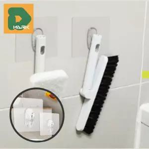 욕실 수건걸이 2P 다용도 이동식 빨래 스탠드 수납 벽부착 선반 걸이대 보관 욕조 타월 접이식 회전 샤워실