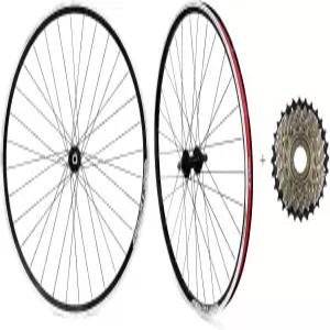 오버헤드 26인치 산악 자전거 휠셋 퀵 릴리스 MTB 이중 벽 림 초경량 알루미늄 합금 32H 휠 호환 MFTZ5006