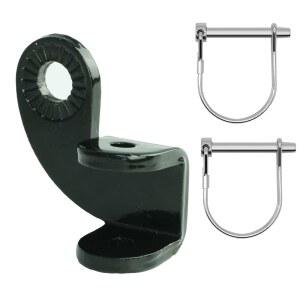 [미국배송] 벌리 트레일러용 THINVIK 12.2MM 스틸 히치 베이비 바이크 트레일러 교체 부착물 - 비 히치 커플러 어댑터 커넥터