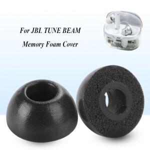 [호환품]JBL 호환 TUNE BEAM 무선 이어폰 이어캡 이어팁 폼 커버 교체 액세서리 이어버드 팁용 6pcs 메모리