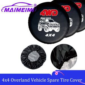 [호환품]4x4 오버랜드 차량 스페어 타이어 커버 케이스 가방 방수 방진 휠 스즈키 호환 미쓰비시 호환 14/1