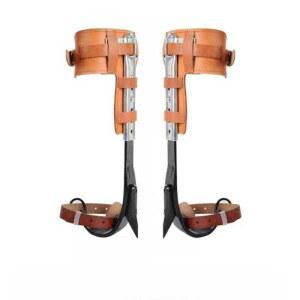 조절 전피단치 등반도구 가죽 안전 나무타기 등목기 가능 두꺼워진 버클형 승족기 단조타입으로 등반 갈고리