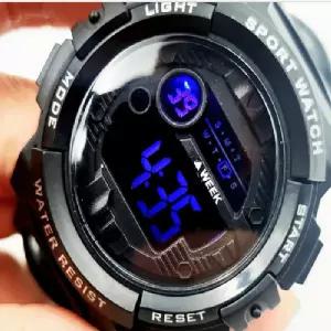 남자전자시계 가벼운 야광 군인 훈련소 전자 손목 시계 방수 알람 남성 디지털