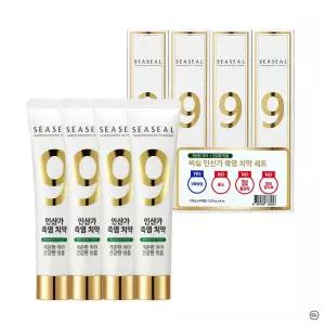 씨실 인산가 무불소 9회 죽염 치약 150g x 4개 죽염치약 소금치약 히말라야솔트 9회죽염 인산죽염