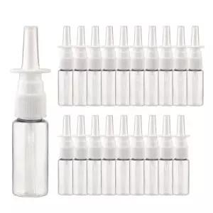 코스프레이 화이트캡 투명 20ml 20개 플라스틱 공병 소분병 여행 WECD61C