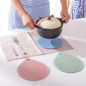 물방울 실리콘 냄비받침/바닥/식탁/매트/깔개/가게용/가정용/냄비/받침/뜨거운/판/다용도/깔판/보관/삼계탕