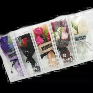 돈꽃다발 이거찜 향기가득 장미 비누꽃 3송이포장플라워박스 꽃바구니 성년의날 생일