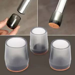 [콩심팥심]의자캡 반투명18mm 4P 의자발커버 바닥긁힘 소음방지