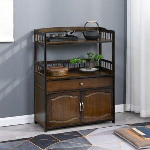 엔틱 장식장 차 테이블 새로운 와인 벽 레트로 보관함 나무