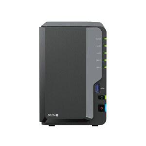 Synology DS224+ 2-Bay 디스크스테이션 NAS(인텔 셀러론 J4125 4코어 2.0GHz 2GB DDR4 RAM 2xRJ-45 1GbE LAN-포트) 8TB 번들(2X 4TB Seagate IronWolf 포함)