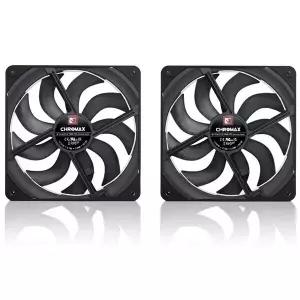 NOCTUA NF-A14x25 G2 PWM Sx2-PP chromax.black (2팩)