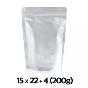 이지포장 은박 지퍼스탠드 커피 원두 봉투 200g 50매 소분 포장용