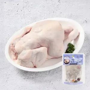 [두메산골] 삼계탕 재료 (냉장 생닭 1kg내외+7가지 한방 부재료 100g)