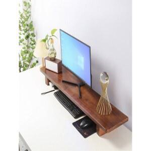 듀얼 모니터 받침 긴 받침대 와이드 1400 선반 대형