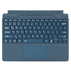 블루투스 키보드 휴대용 무소음 호환 자기 무선 SURFACE PRO 8/9/X/10/11용 7색 백라이트 초슬림