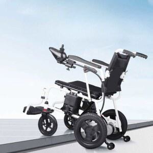 원격 장 여행용 휴대용 접이식 전동 스쿠터 휠체어 배터리 요양원 자동