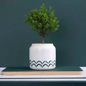 [콩심팥심]도자기 화분 미니 예쁜 인테리어 화초 화분