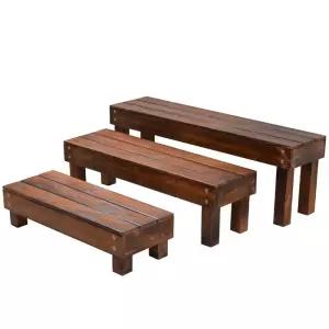 조립식 원목 자재 발판 마당 계단 평상 테라스 전나무 야외 매트 우드