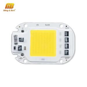 LED COB Lamp Chip 20W 30W 50W AC 110V 220V Smart IC Beads For DIY Grow 투광 조명 전구 데이 화이트 콜